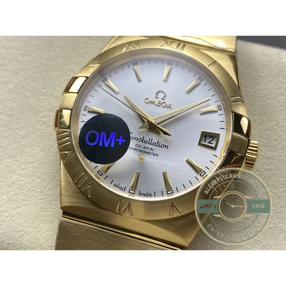 Replica Omega Constellation Gold, Silver 38mm 123.50.38.21.02.002 - Image 4