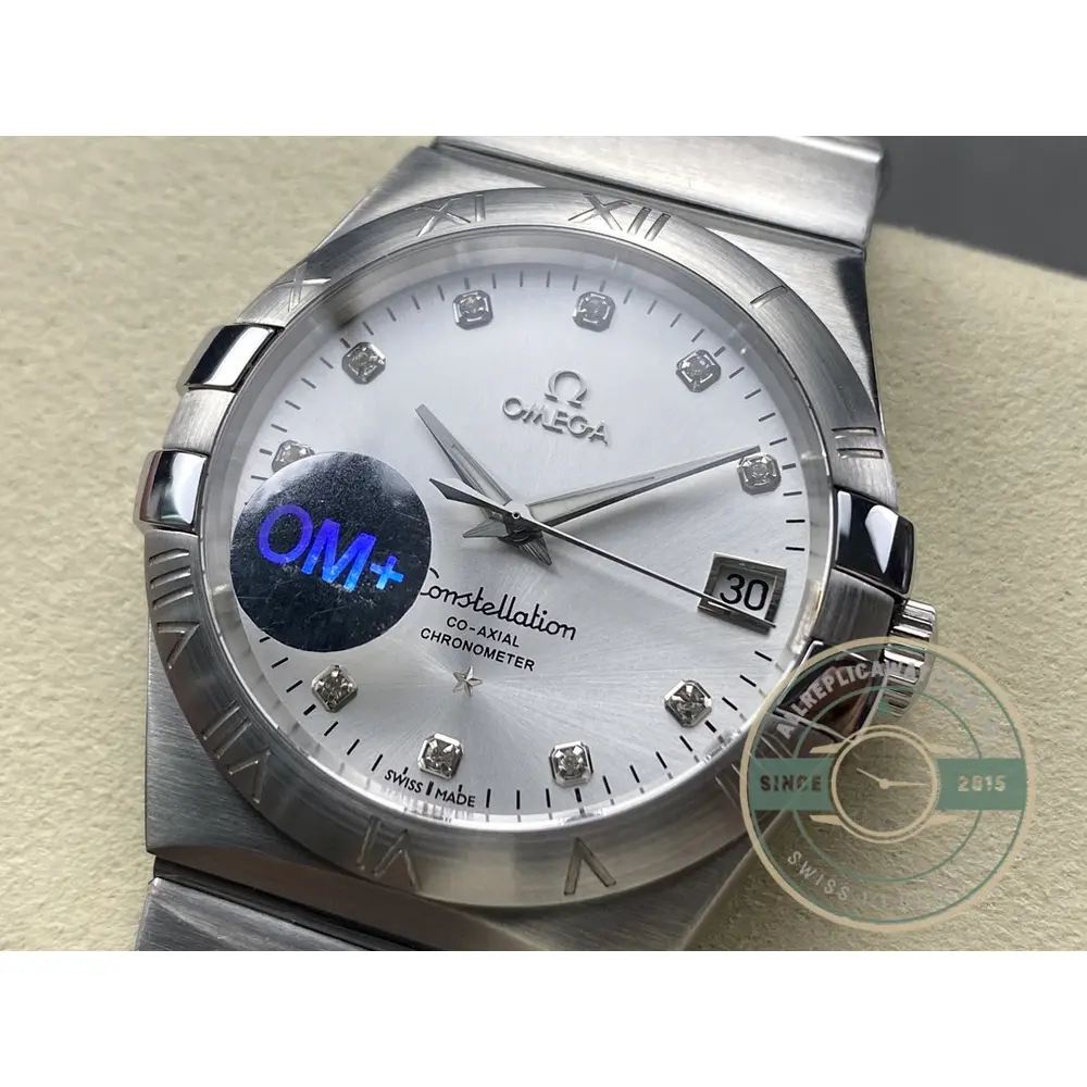 Replica Omega Constellation Silver Dial 38mm 123.10.38.21.52.001 - Image 4