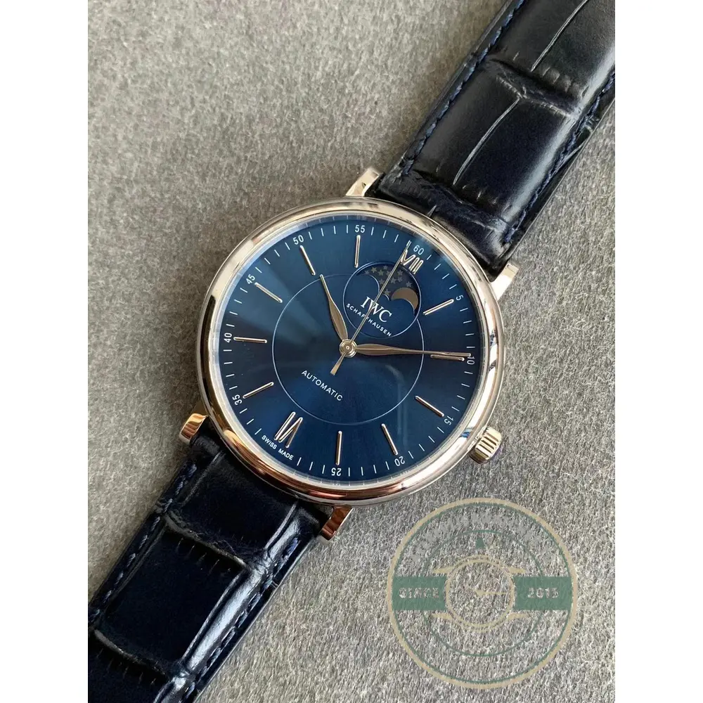 Replica Portofino Automatic Moon Phase 40mm Blue Dial IW459402 - Image 8