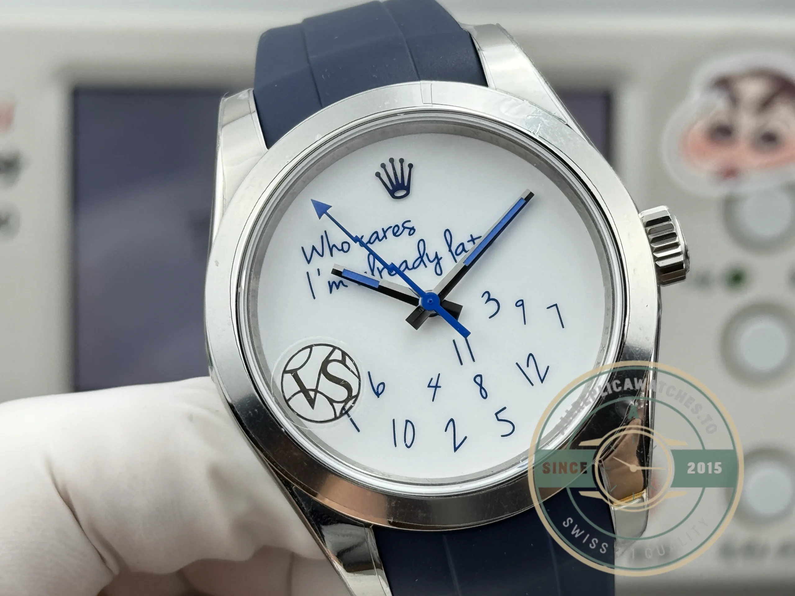 Replica Rolex Datejust 41mm 116300 Who Cares I'm Already Late - Image 6