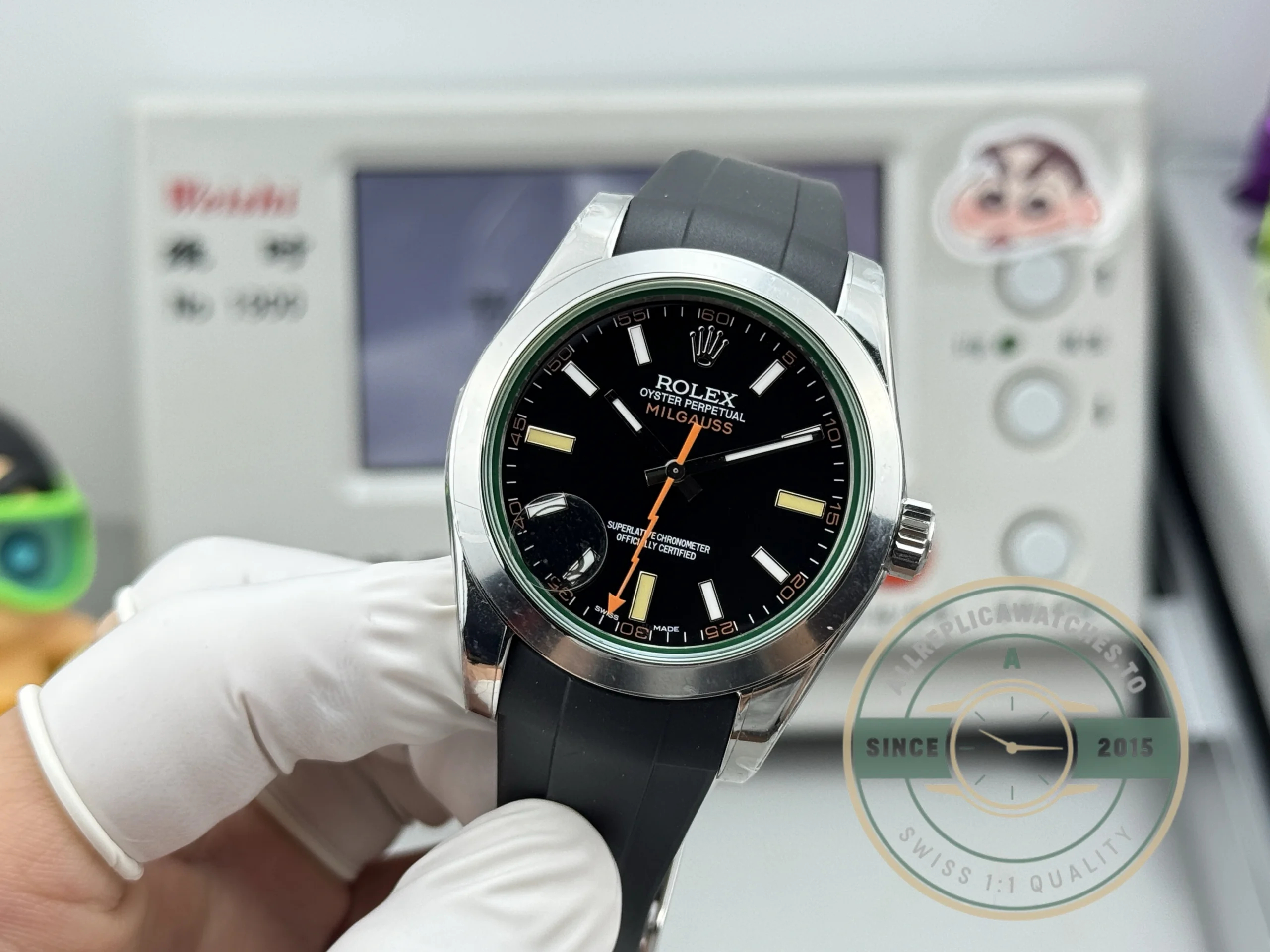 Replica Rolex MILGAUSS 40mm 116400GV - Image 3