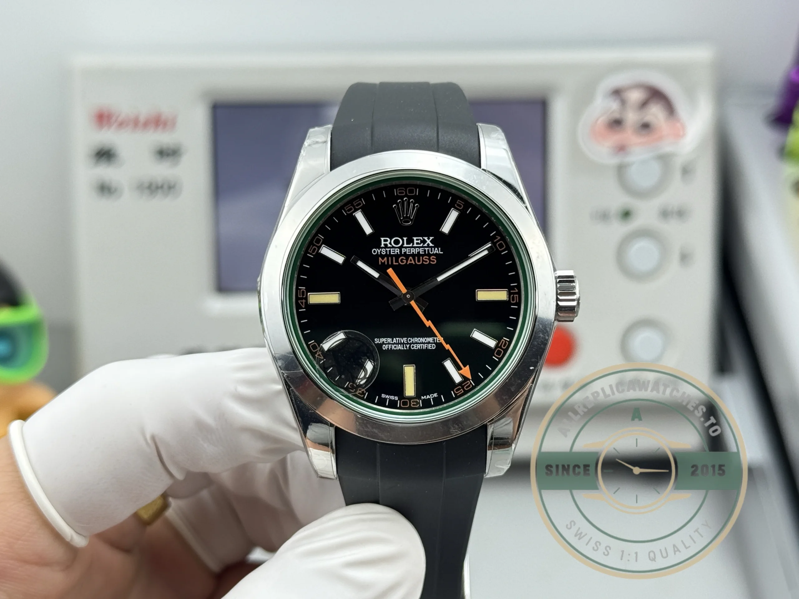 Replica Rolex MILGAUSS 40mm 116400GV - Image 2