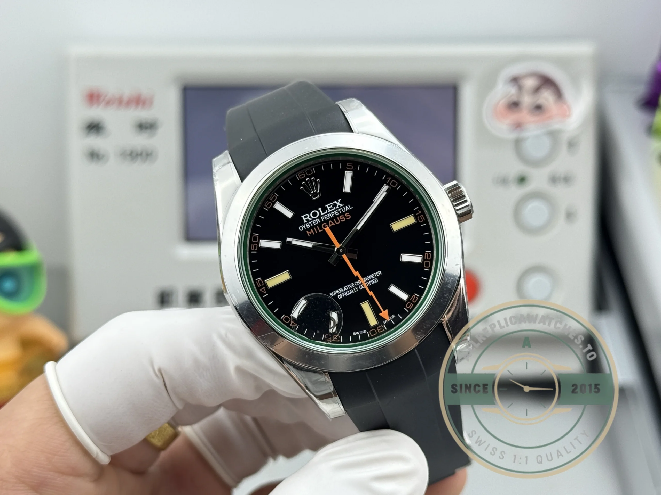 Replica Rolex MILGAUSS 40mm 116400GV - Image 7