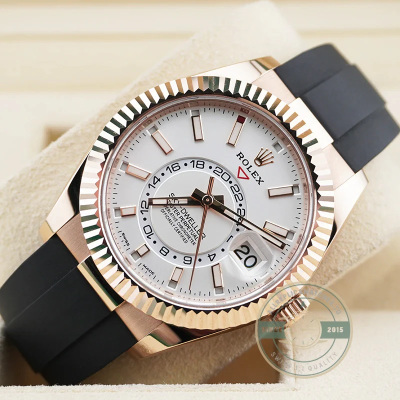 Replica Rolex Sky-Dweller 326235 42mm White Dial - Image 3