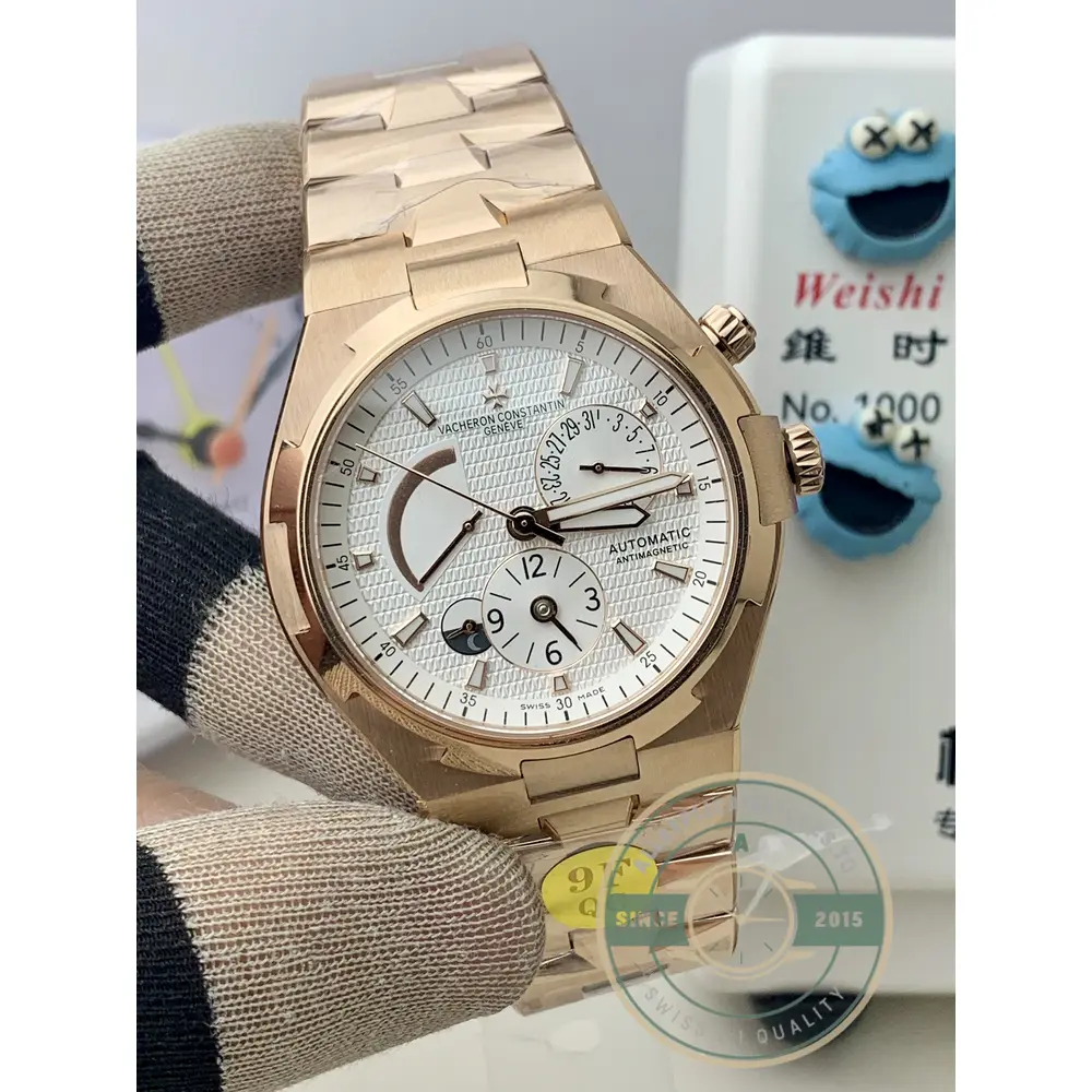 Replica Vacheron Constantin Overseas Dual Time 42mm 47450B01R-9404 White Dial - Image 4