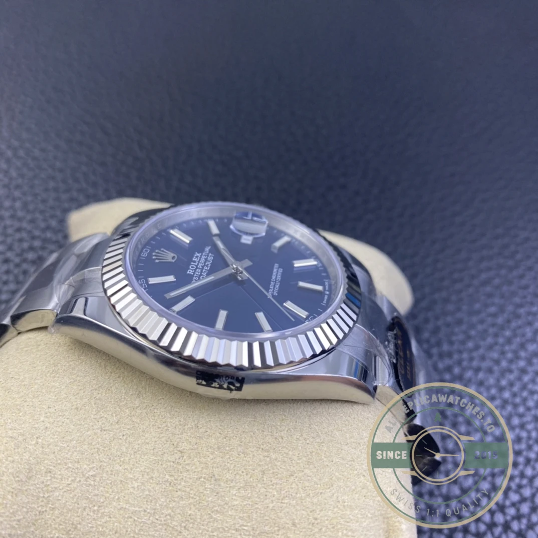 Super Clone Rolex Datejust 41mm 126334 Oyster Blue Dial - Image 3