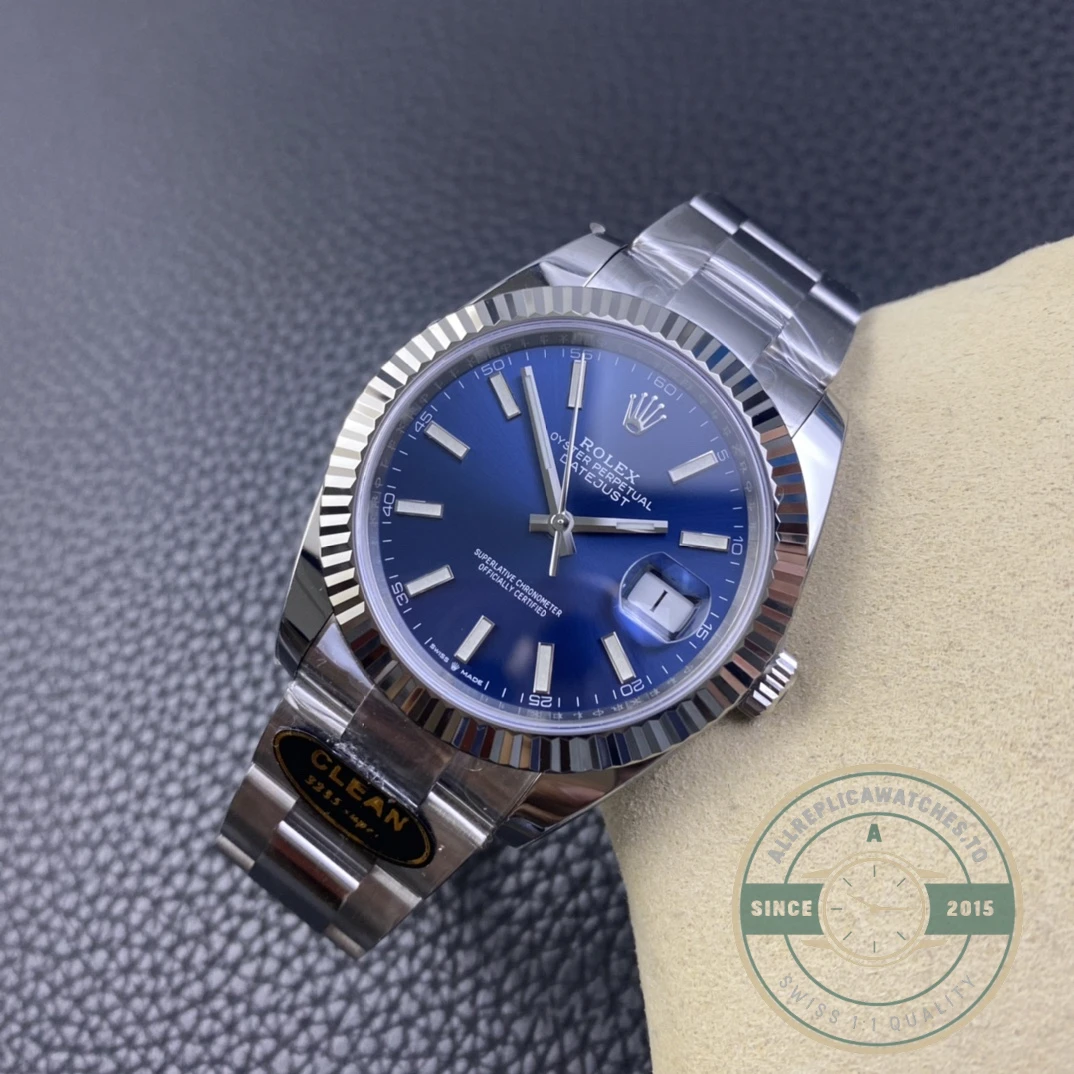 Super Clone Rolex Datejust 41mm 126334 Oyster Blue Dial - Image 2