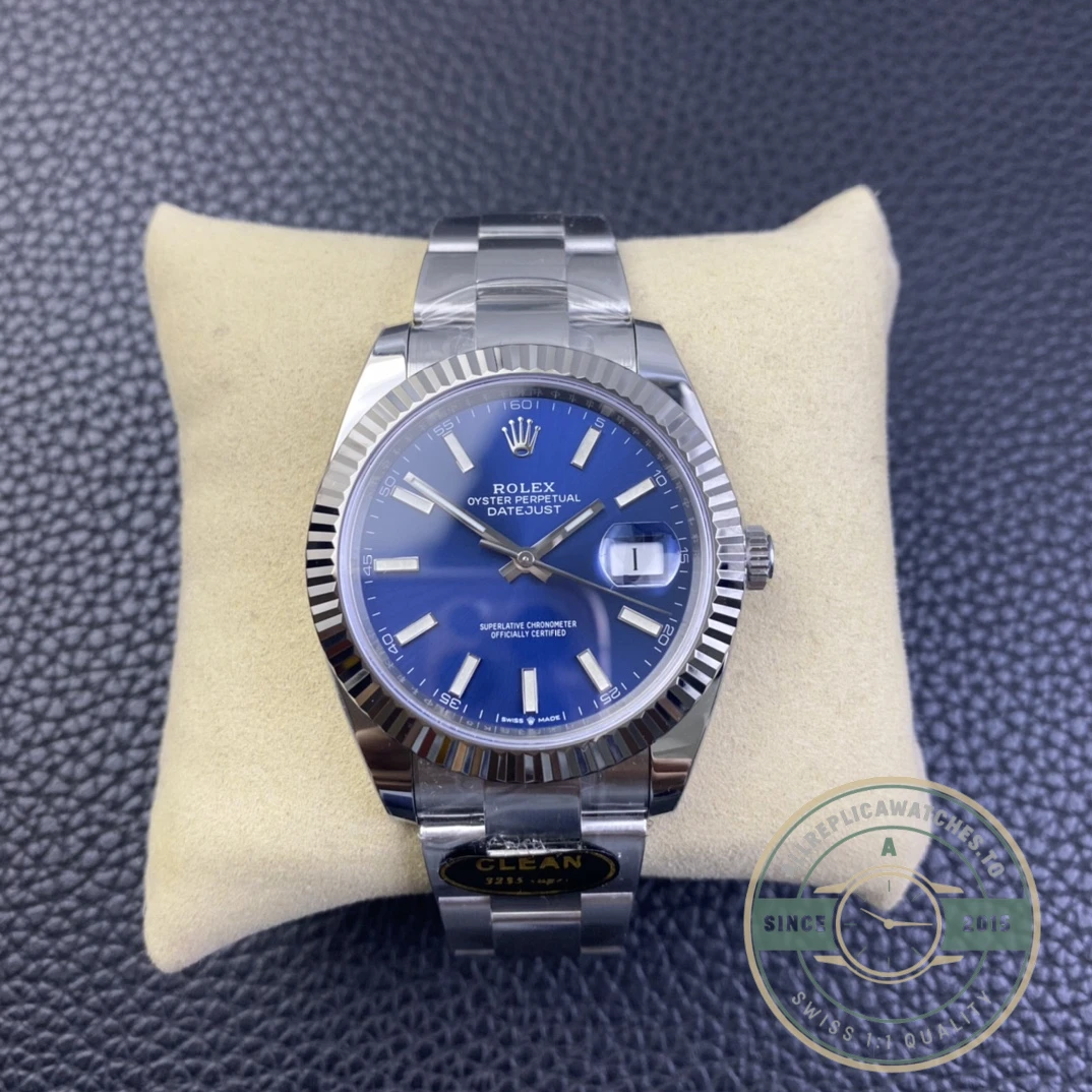 Super Clone Rolex Datejust 41mm 126334 Oyster Blue Dial - Image 6