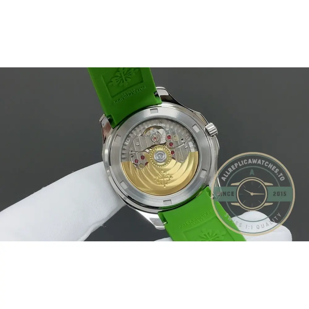 Super Clone Aquanaut 5267/200A-011 Patek Philippe Luce 38.8 mm, Steel, Bright Green Dial - Image 6