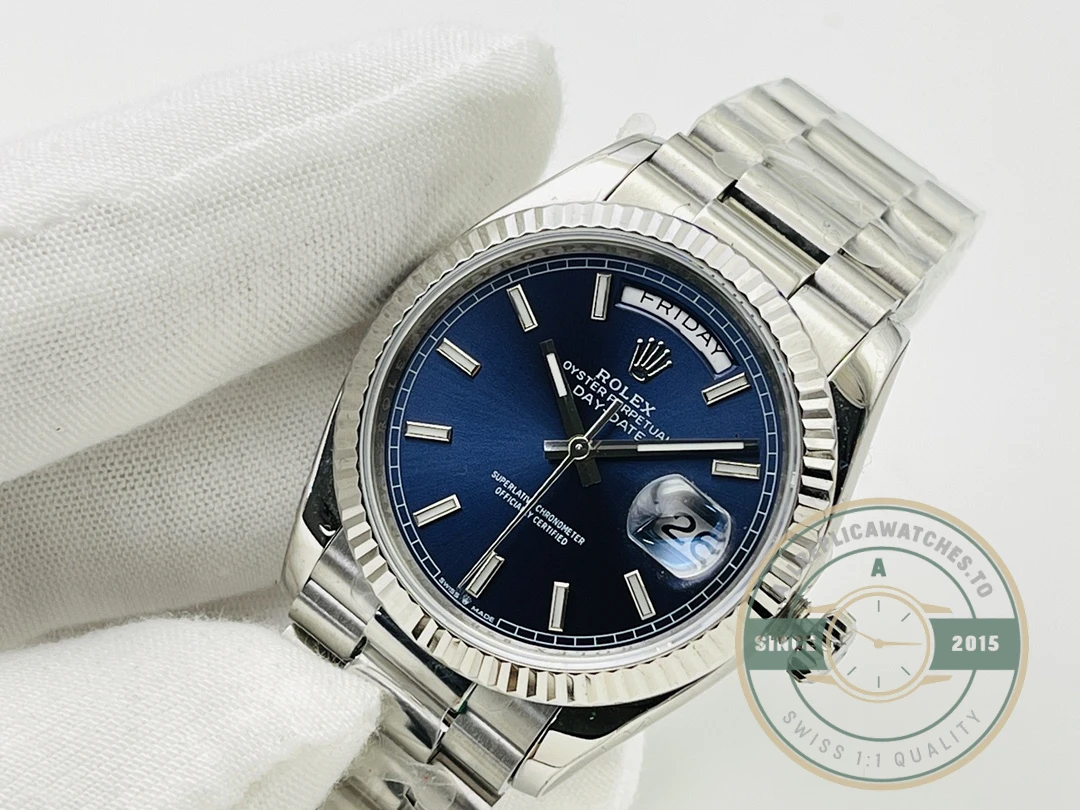 Super Clone Day-date 40mm Blue Dial 228239AF - Image 4