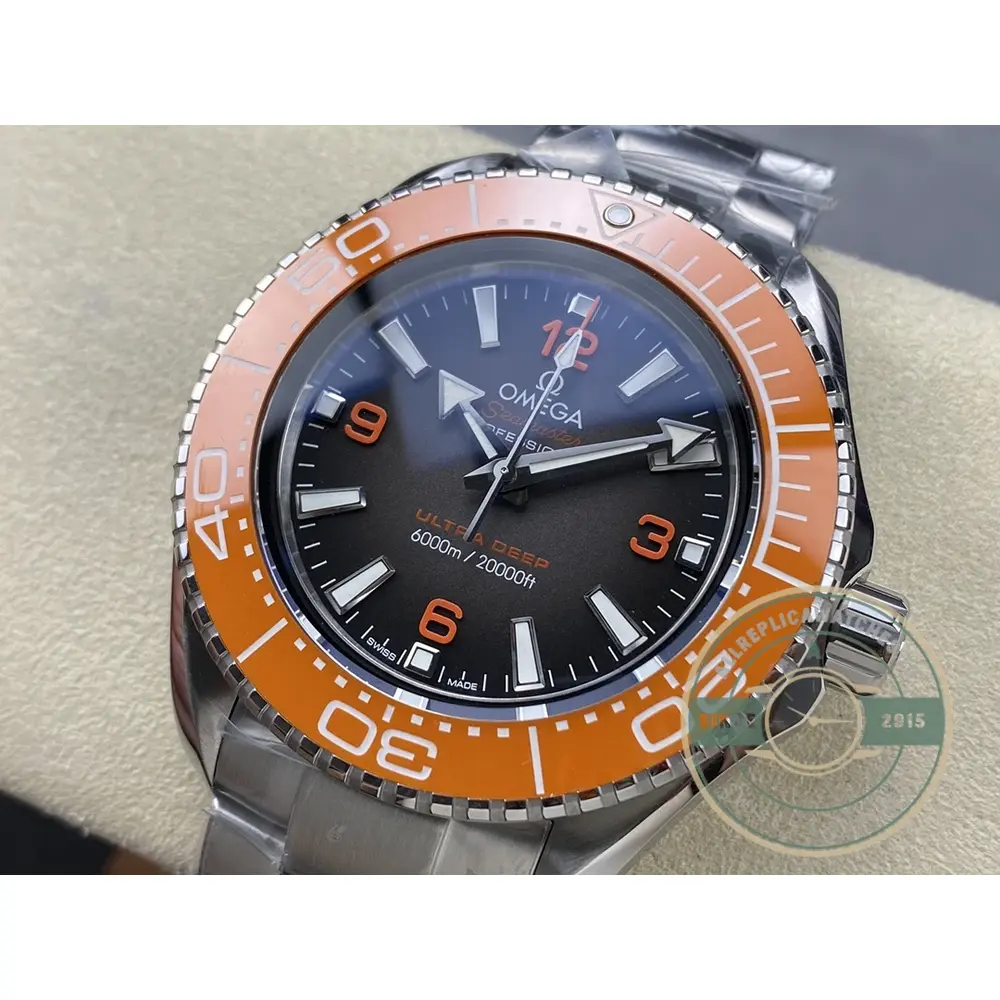 Super Clone Omega Planet Ocean 600m ULTRA DEEP, Orange bezel - Image 6