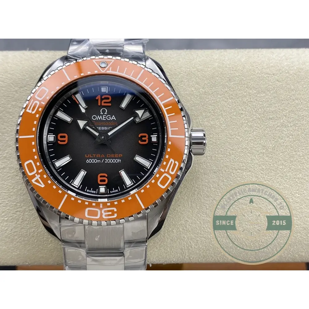 Super Clone Omega Planet Ocean 600m ULTRA DEEP, Orange bezel - Image 8