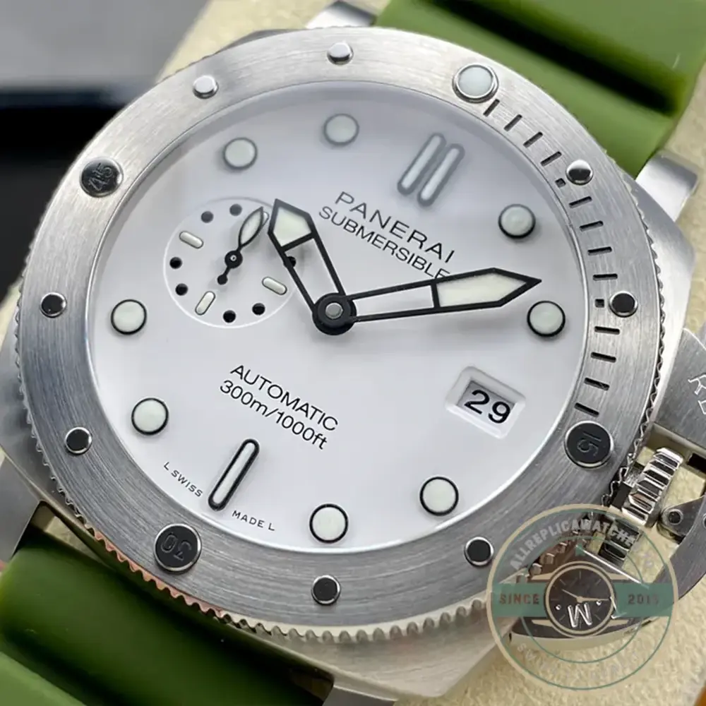 Super Clone Panerai PAM 1226 Submersible QuarantaQuattro Bianco 44mm - Image 4