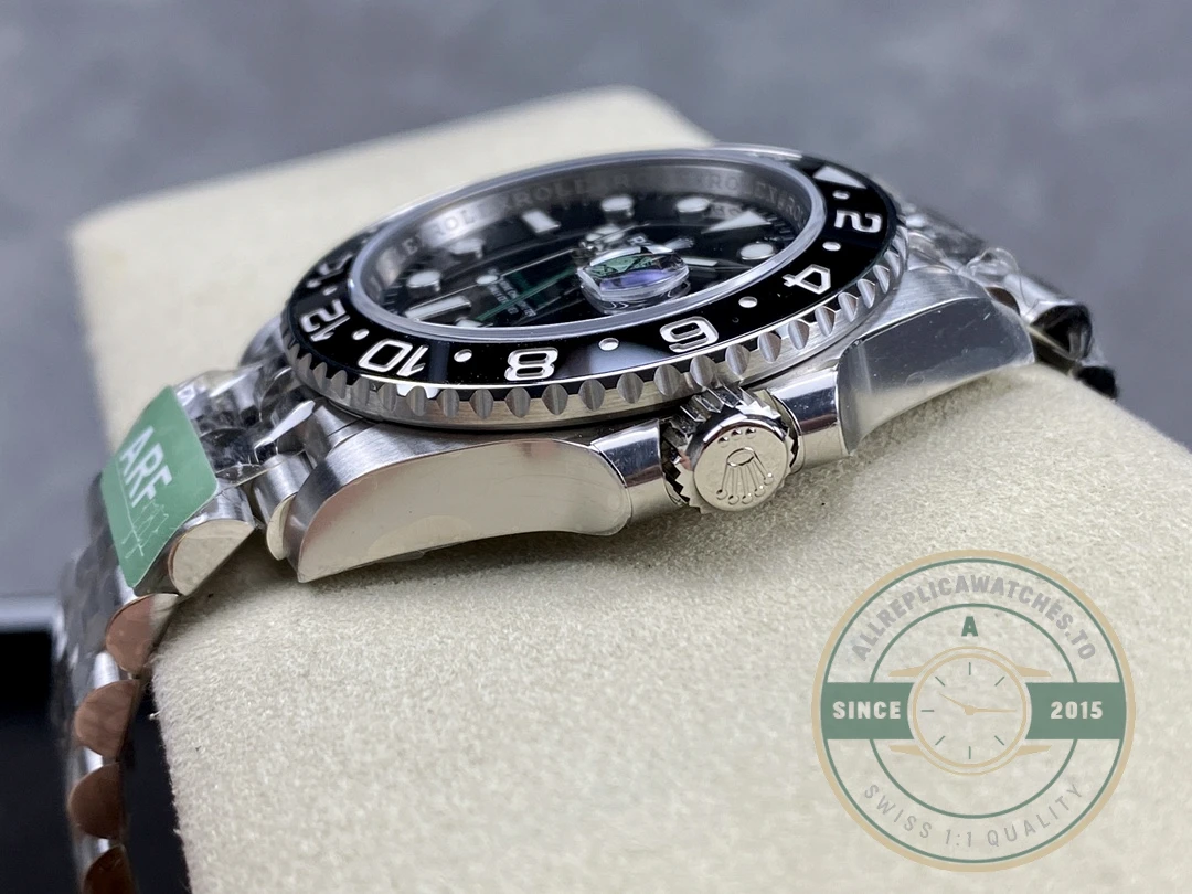 Super Clone Rolex GMT-Master II Bruce Wayne 126710GRNR Jubilee - Image 5