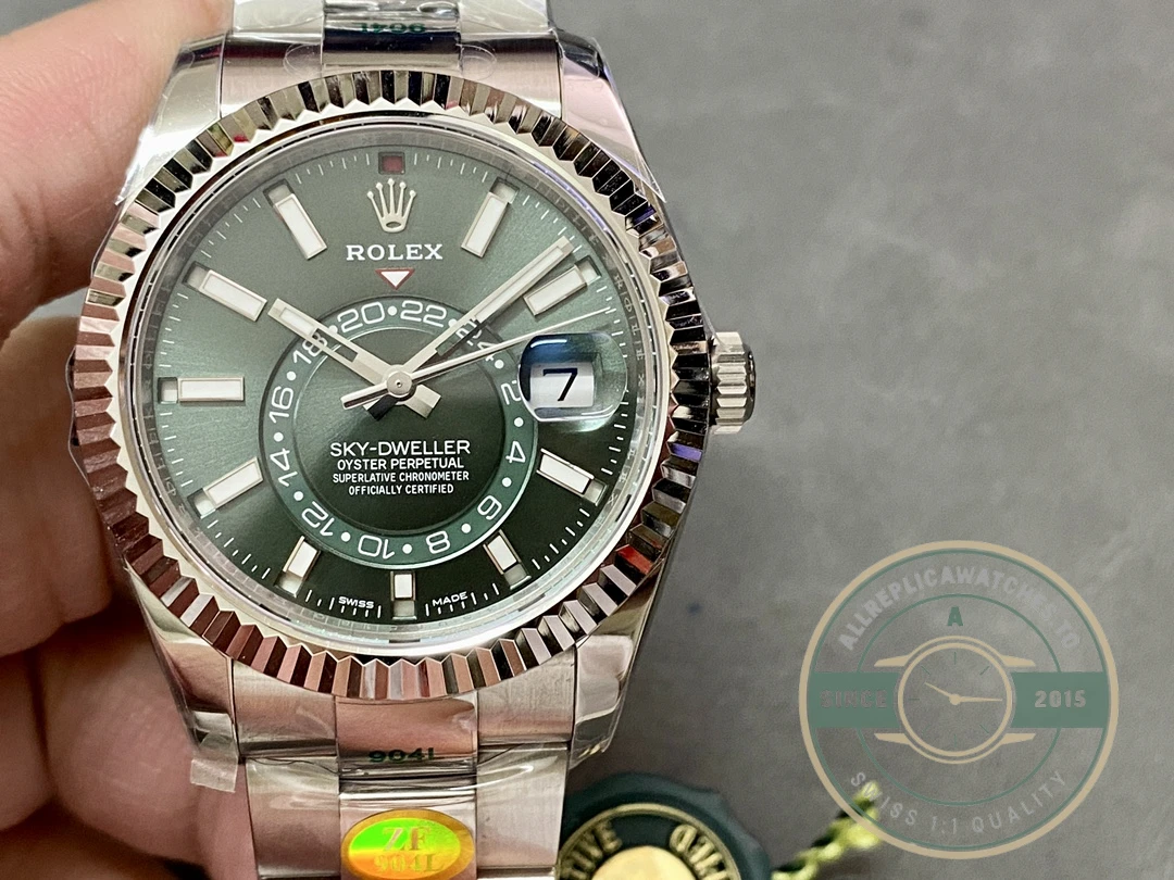 Super Clone Rolex Sky-Dweller 326238 42mm Mint Dial Oyster - Image 6