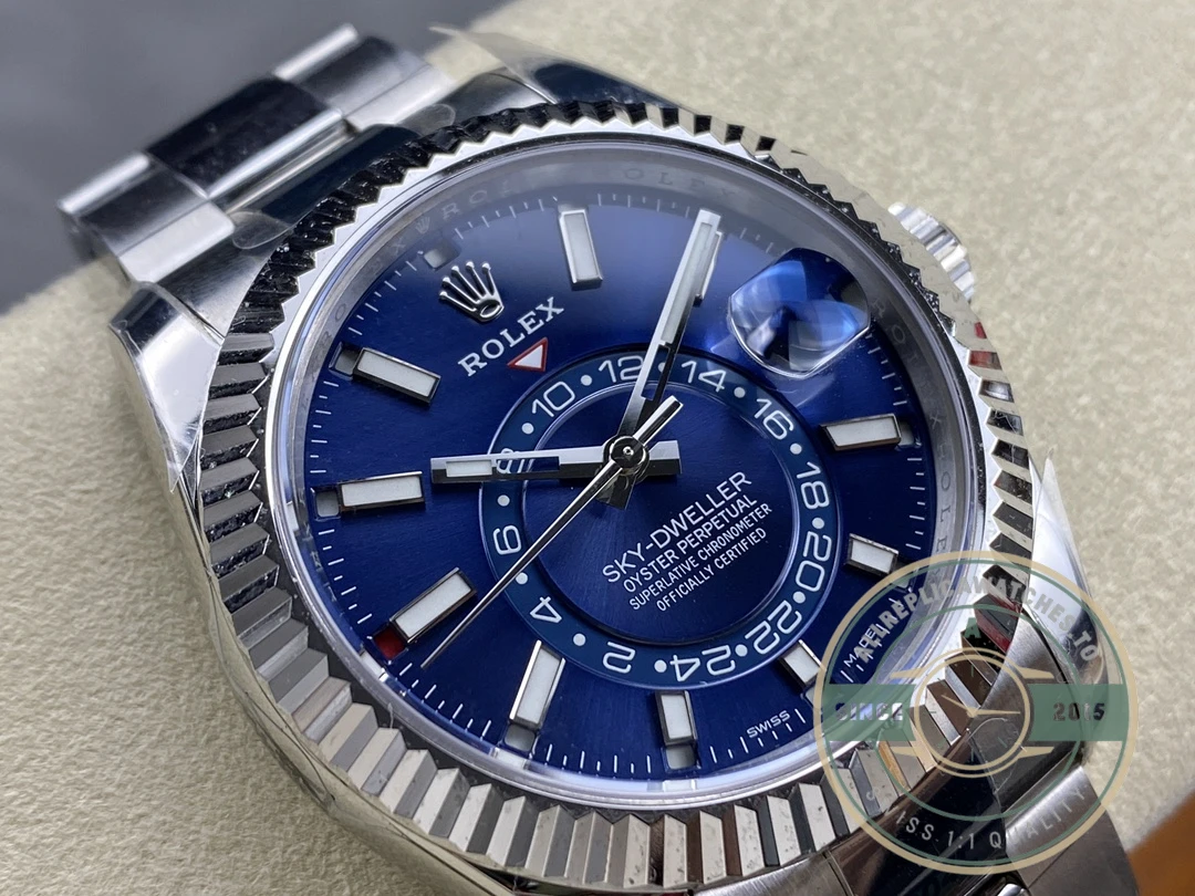 Super Clone Rolex Sky-Dweller 326934 42mm Blue Dial Oyster - Image 2