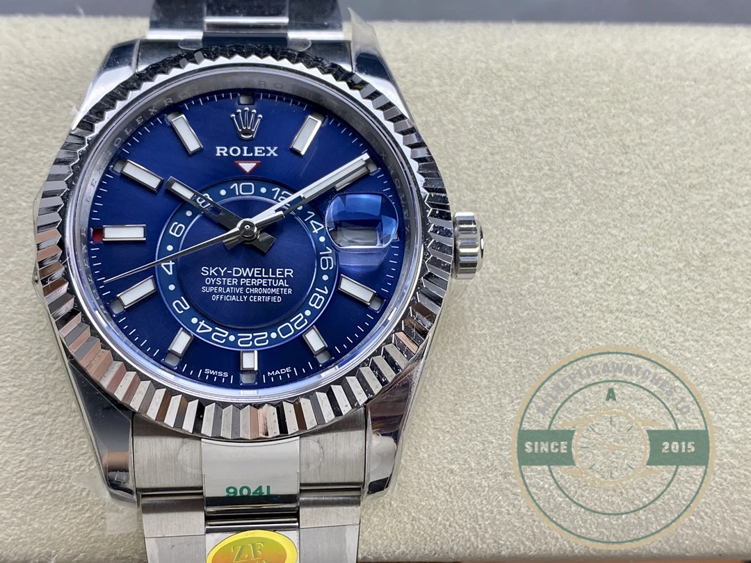 Super Clone Rolex Sky-Dweller 326934 42mm Blue Dial Oyster - Image 4