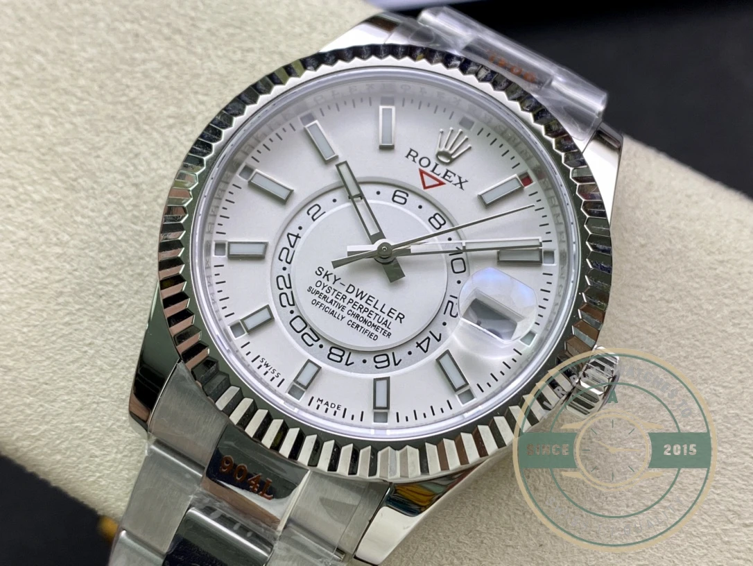 Super Clone Rolex Sky-Dweller 326938 42mm White Dial - Image 3