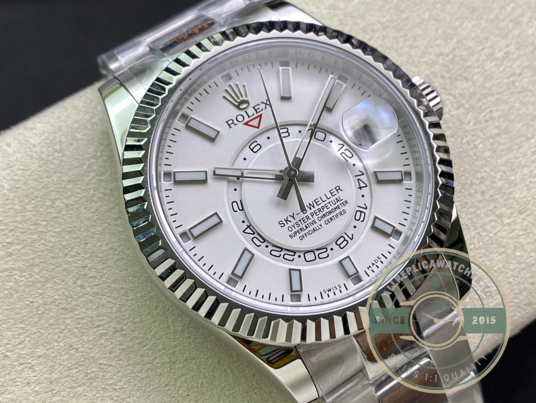 Super Clone Rolex Sky-Dweller 326938 42mm White Dial - Image 7