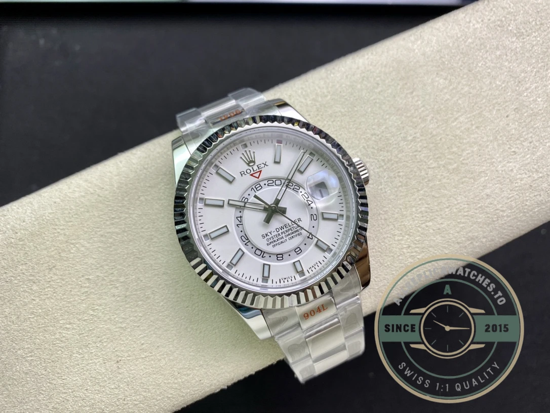 Super Clone Rolex Sky-Dweller 326938 42mm White Dial - Image 6