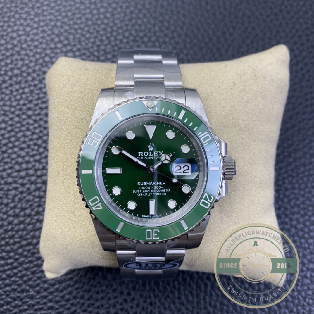 Super Clone Rolex Submariner Hulk 40mm Green Dial 116610LV - Image 2