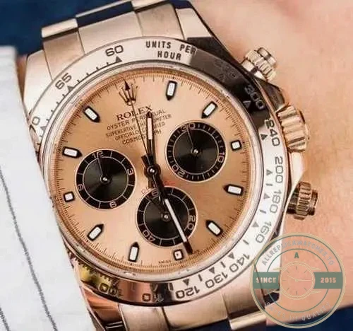 Super Clone Rolex Super Universe Chronograph Daytona m116505 Rose Gold Dial - Image 4