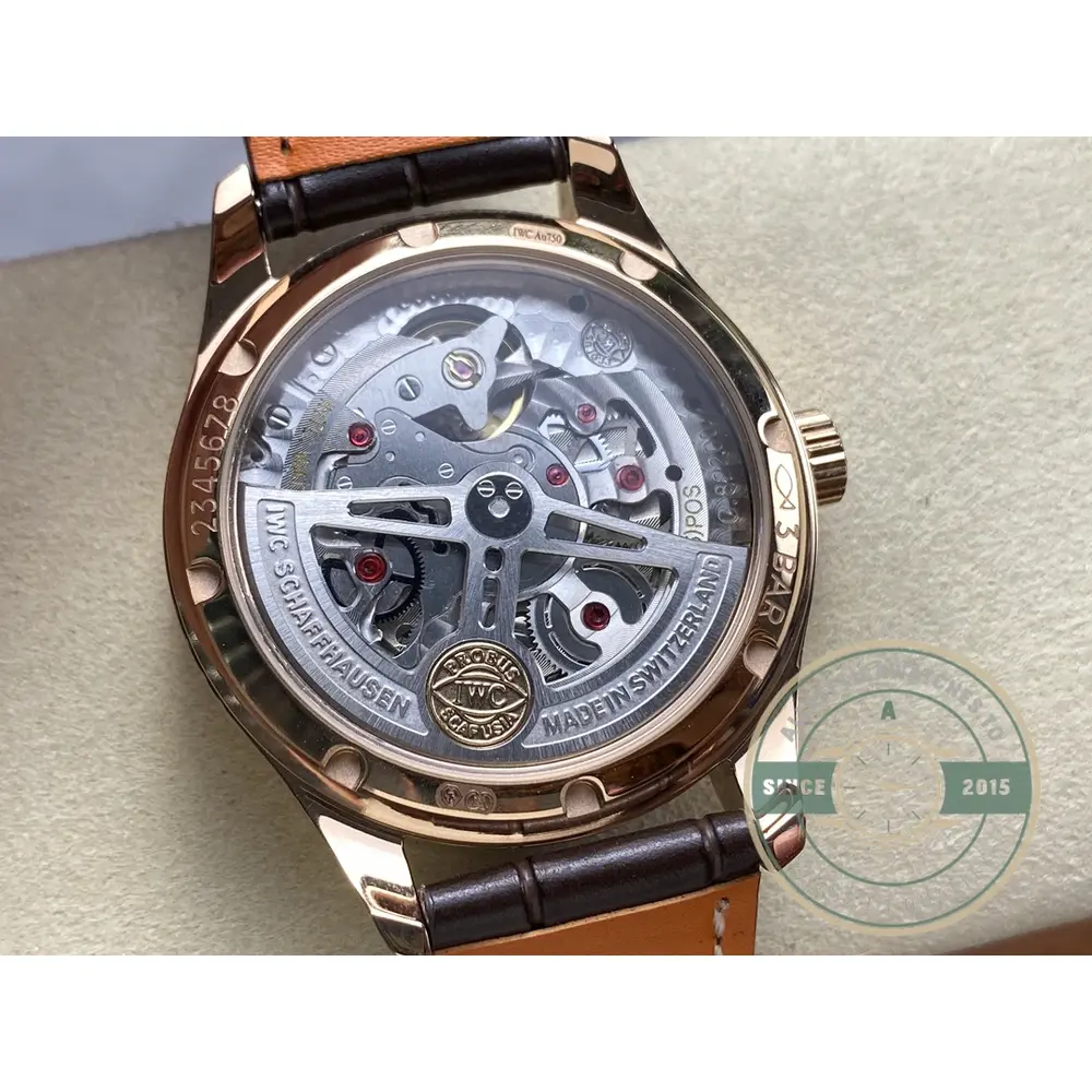 Swiss Replica IWC Schaffhausen Portuguese Rose Gold 44mm IW545409 - Image 4