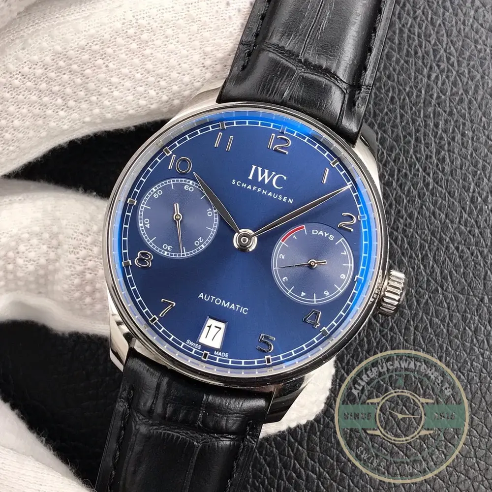 Swiss Replica IWC Portuguese Automatic Blue Dial IW500710 - Image 4