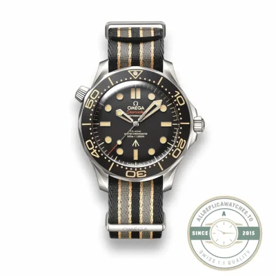 Titanium, ceramic dial Omega Seamaster 007 replica