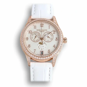 Super Clone Patek Philippe Complications 4947R ANNUAL CALENDAR, MOON PHASES. 38 mm, Rose gold