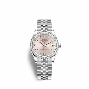 Super Clone Rolex Datejust 278384RBR 31mm Pink Dial
