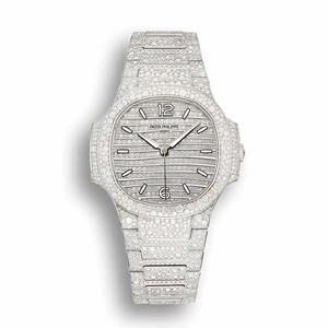 Super Clone Nautilus 7118/1450G-001 Patek Philippe “Ladies Automatic” 35.2 mm, White gold