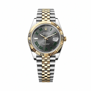 Super Clone Rolex Datejust 41mm Rhodium Dial 126333 "Wimbledon" Flutted / Jubilee