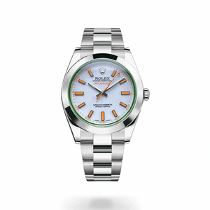 Replica Rolex Milgauss 116400.03 White Dial 40mm Orange