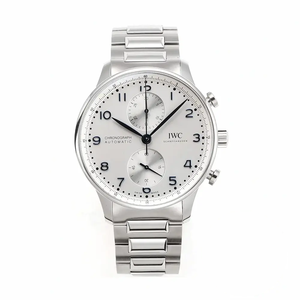 Replica IWC Portugieser Chronograph Silver Dial 41mm IW371617