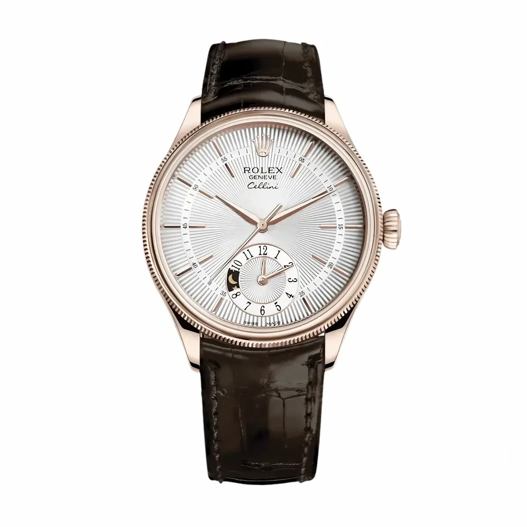 Replica Cellini Dual Time Rose Gold 50525.09 White Dial