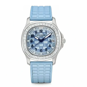 Super Clone Aquanaut 5072R-001 Patek Philippe 35.6 mm, White gold, Blue dial