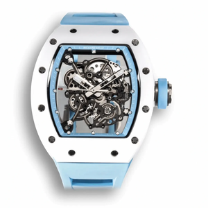 Replica Richard Mille 055 Ceramic Case Blue Strap