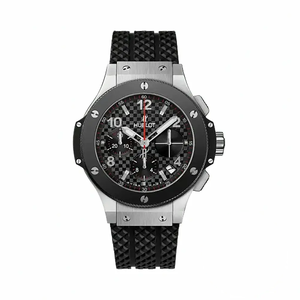 Replica Hublot  Big Bang Chronograph Carbon Black Dial