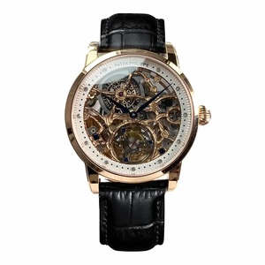 Swiss Replica Patek Philippe 5104P Rose Gold Skeleton Tourbillon