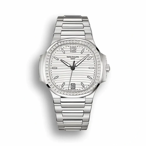 Replica Nautilus 7118/1200A-010 Patek Philippe “Ladies Automatic” 35.2 mm, White Dial