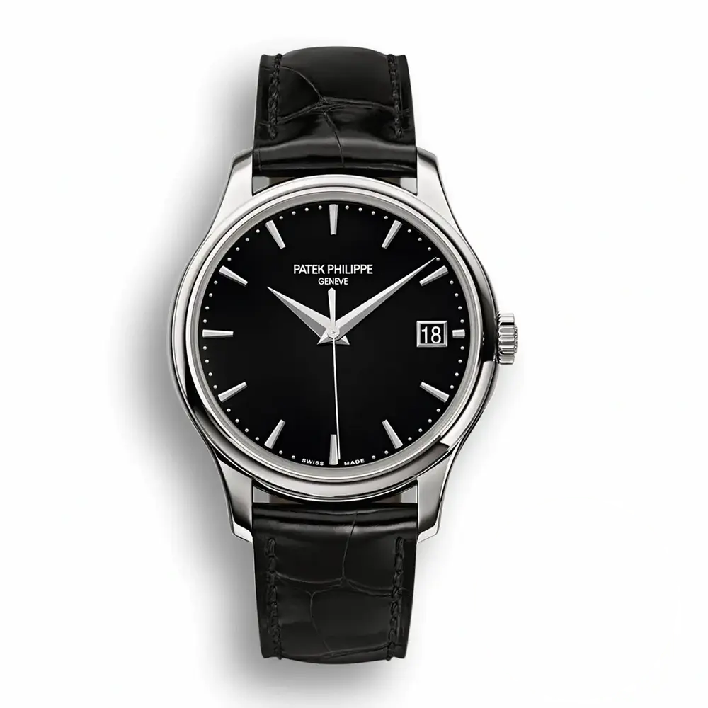 Super Clone Calatrava 5227G-010 Patek Philippe DATE, SWEEP SECONDS. 39 mm, White gold