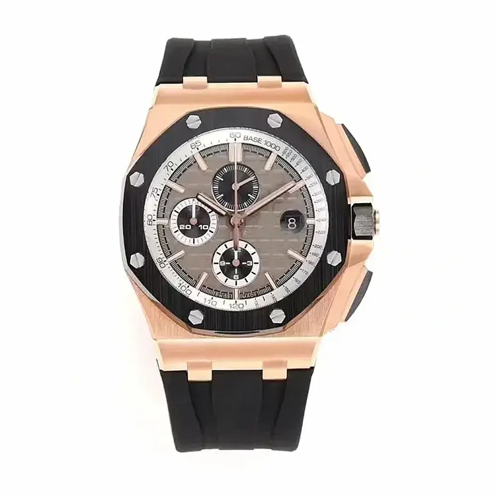 Replica Audemars Piguet Royal Oak Offshore Grey Rose Gold Dial 44mm 26568OM.OO.A004CA.01