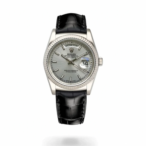 Replica Rolex Day-Date 36mm Silver Dial 118139