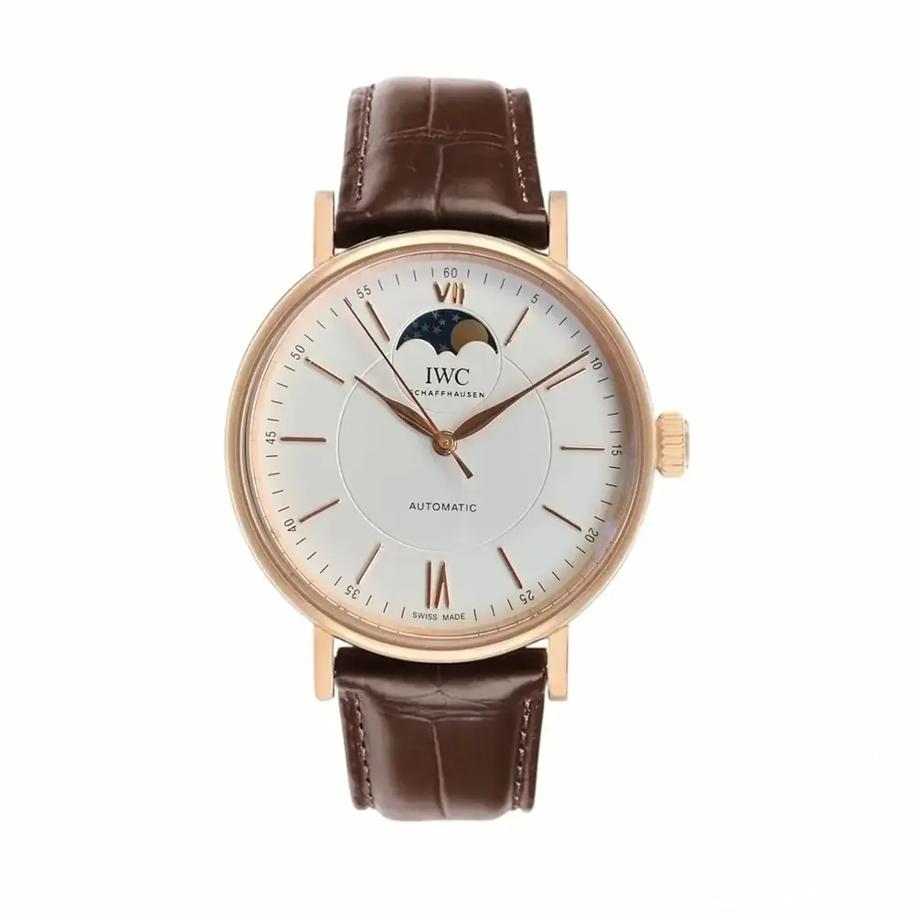 Swiss Replica IWC Portofino Moon Phase Rose Gold IW459403