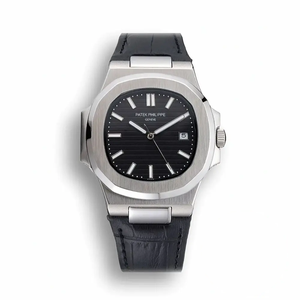 Replica Nautilus 5711G-001 Patek Philippe Dial Black 40 mm, Stainless Steel