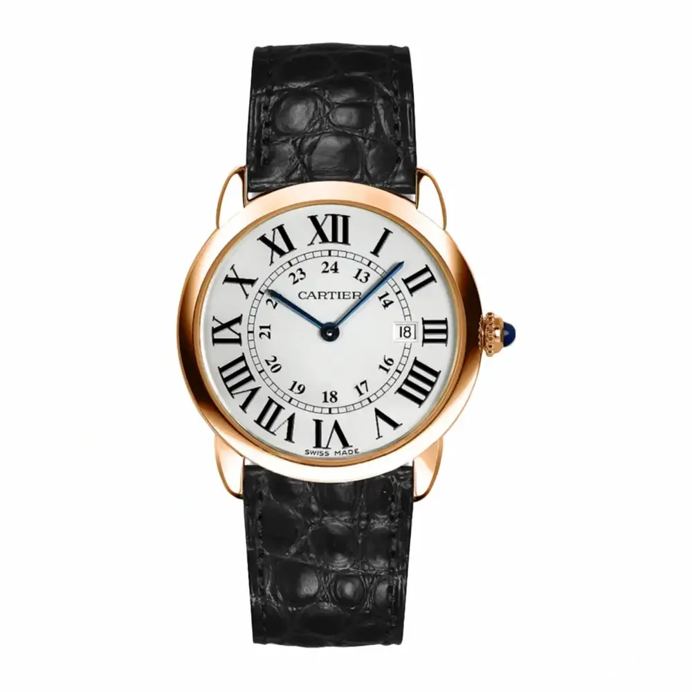 Replica Cartier Ronde Solo Rose Gold 42mm w6701009