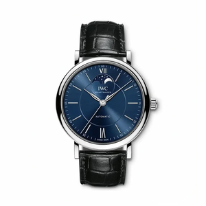 Replica Portofino Automatic Moon Phase 40mm Blue Dial IW459402