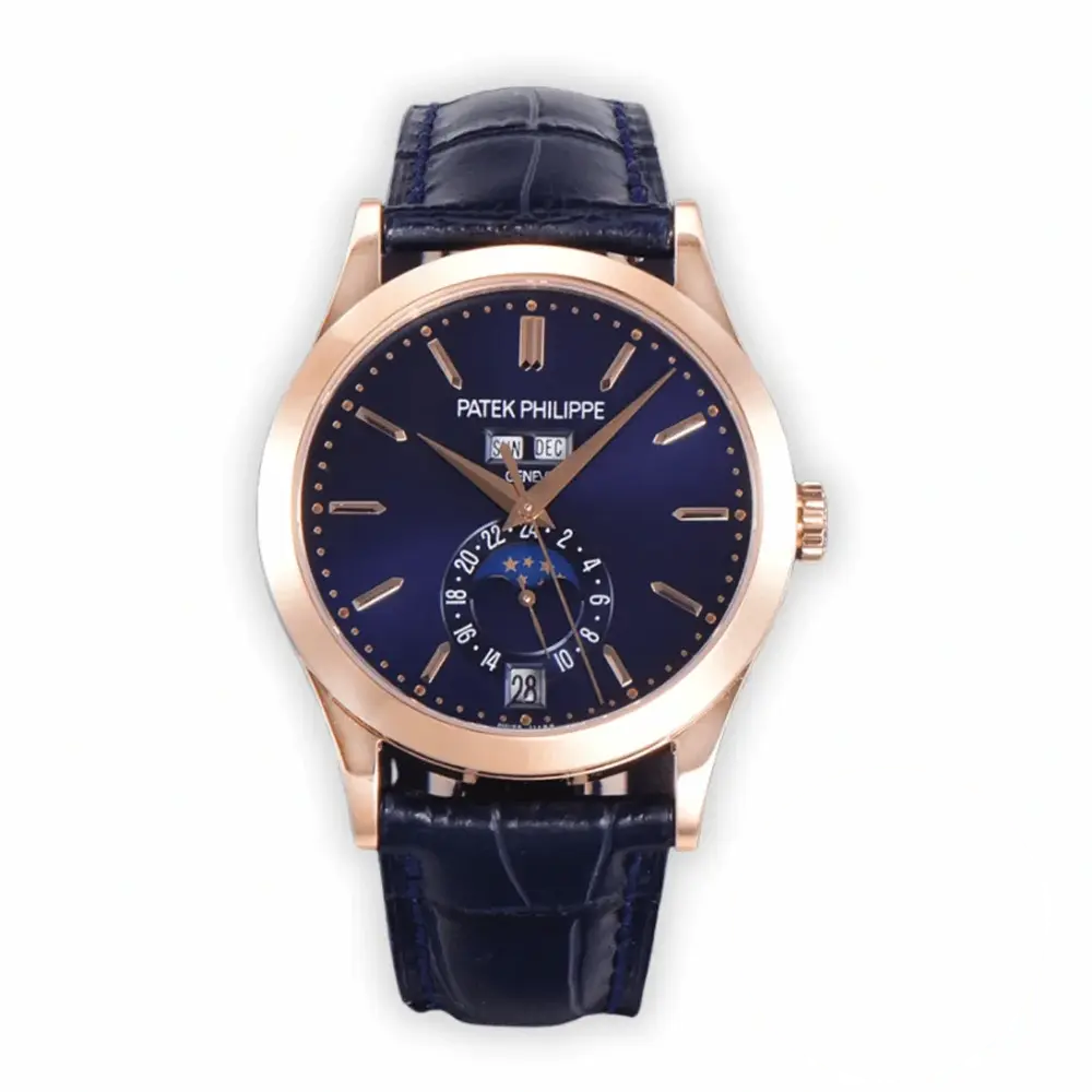 Super Clone Complications 5396R-015 Patek Philippe ANNUAL CALENDAR, MOON PHASES. 38.5 mm, Rose Gold