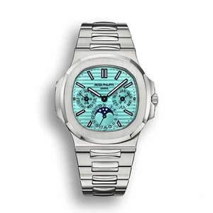 Replica Tiffany Nautilus 5740/1G Patek Philippe Perpetual Calendar 40 mm, White